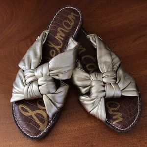 Sam Edelman Leather Slide Sandals
